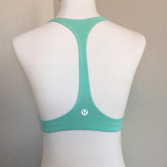 lululemon athletica Tops - Lululemon Sports bra green racerback